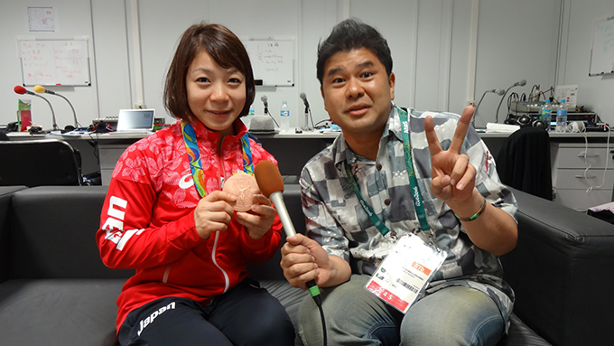 応援の熱気が後押ししてくれました！重量挙げ女子48キロ級・銅メダル