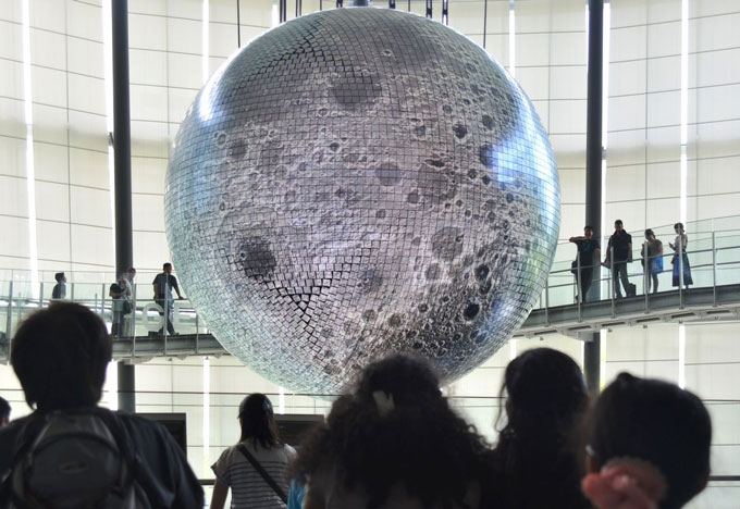 日本科学未来館,お月見,月の裏側,クレーター