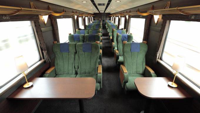 青の交響曲・座席スペース、画像提供：近畿日本鉄道