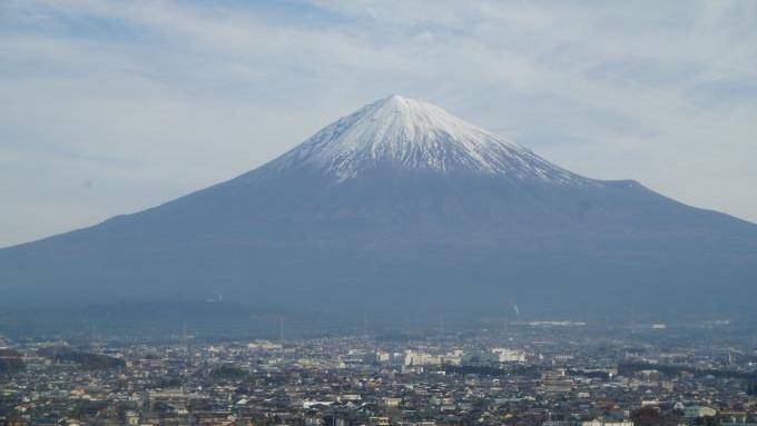身延線・西富士宮～沼久保間からの富士山