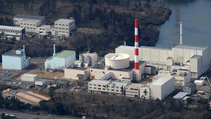 日本原子力開発機構(JAEA)大洗研究開発センターの高速実験炉「常陽」=20170304茨城県大洗町･共同通信社ヘリから空撮　写真提供：共同通信社