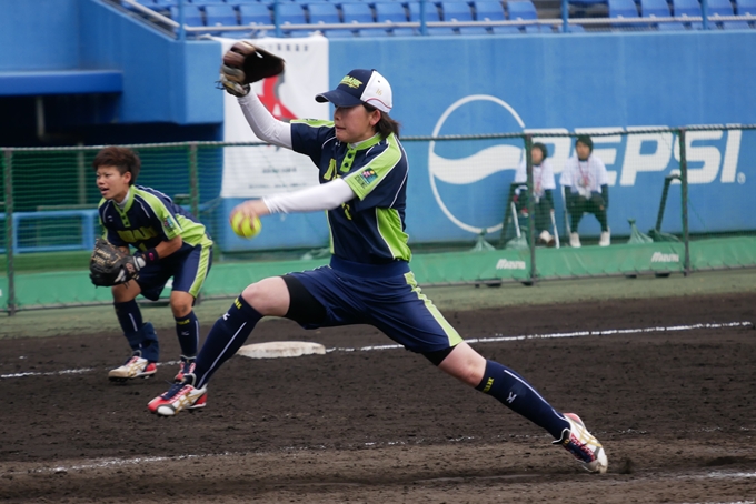 ランナーが出ることが当たり前と思って 伊予銀行 内海花菜投手 女子ソフトボールリーグ ニッポン放送 News Online