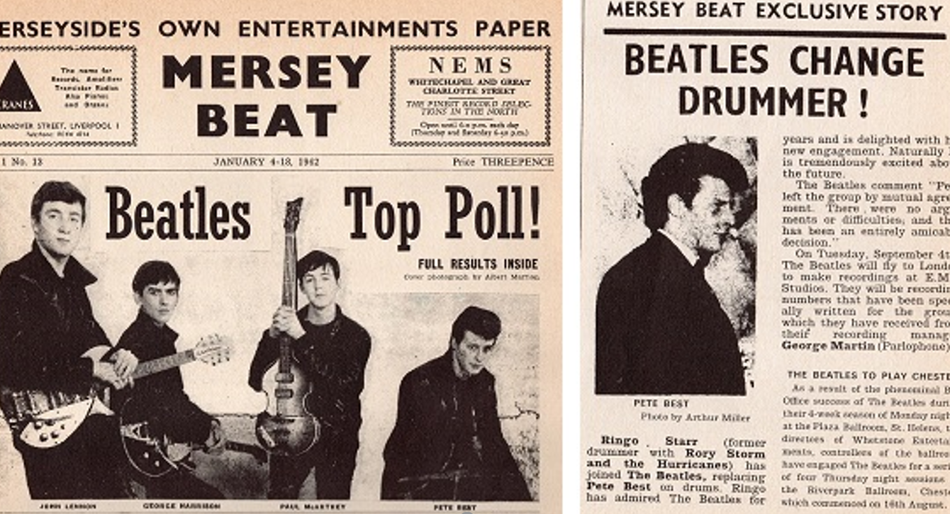 1962 8 16 ビートルズのドラマーがピート ベストからリンゴ スターに代わった 歴史的 な日 大人のmusic Calendar ニッポン放送 News Online