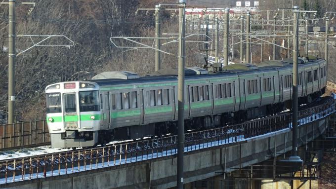 721系電車 快速 エアポート 千歳線 上野幌 北広島