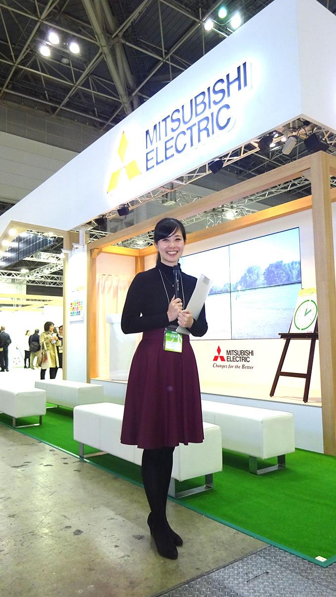 東島アナが環境とエネルギーの総合展示会「エコプロ2017」をレポート