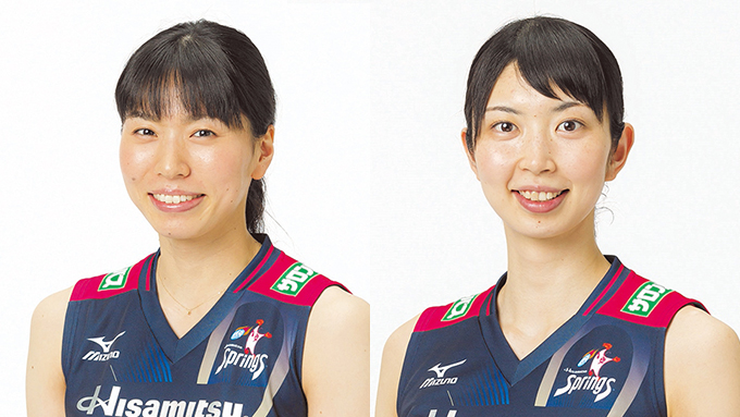 スプリングス・新鍋選手と岩坂選手 新保アナが聞く「もしふたり