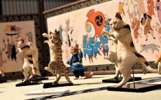 猫好きによる猫の都の国宝展開催 -猫都の国宝展at百段階段-