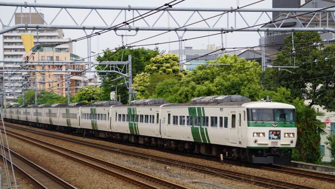 185系 電車 特急 踊り子 東海道本線 大井町 大森