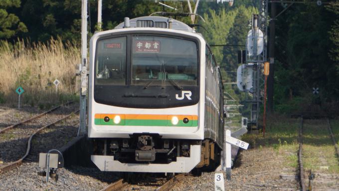 205系 電車 日光線 日光駅