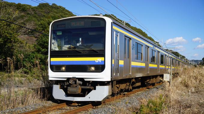 209系 普通列車 内房線 江見 和田浦