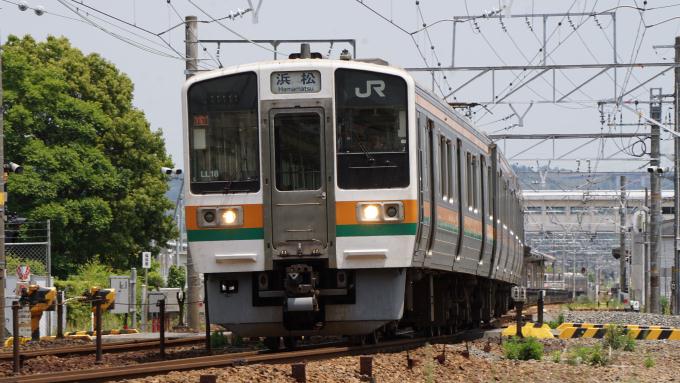 211系電車 東海道本線 菊川駅 211系