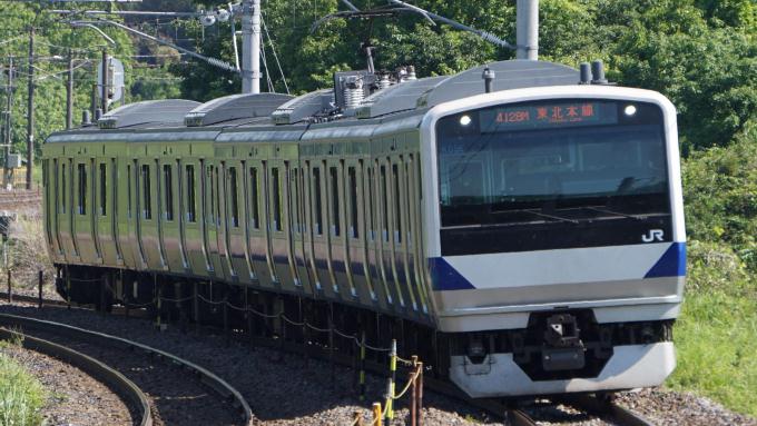 E531系 電車 東北本線 黒田原 高久