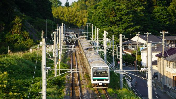 E501系 普通列車 常磐線 いわき 内郷