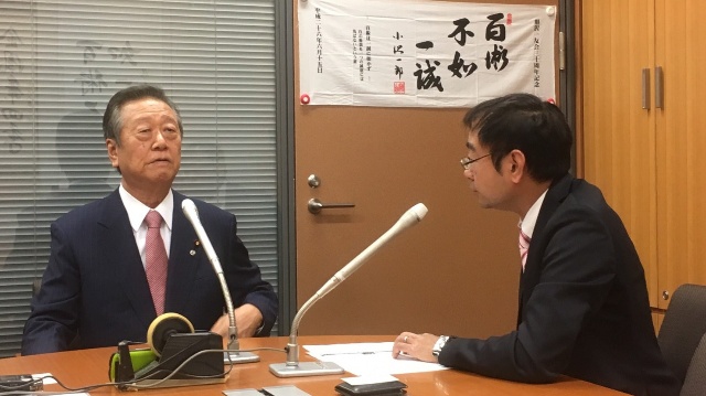 自由党・小沢一郎代表、自民党・石破茂元幹事長 『平成最大のニュース』を語る！！