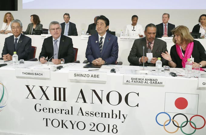 文在寅 韓国 北朝鮮 ANOC 総会 JOC 竹田 恒和 会長 IOC バッハ オリンピック 東京 五輪 2020