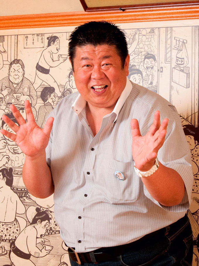 相撲漫画家・琴剣淳弥の描く“関取マグネット”が大人気