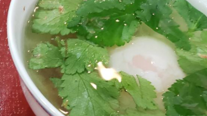 市販の温泉卵が“ごちそうスープ”に大変身！