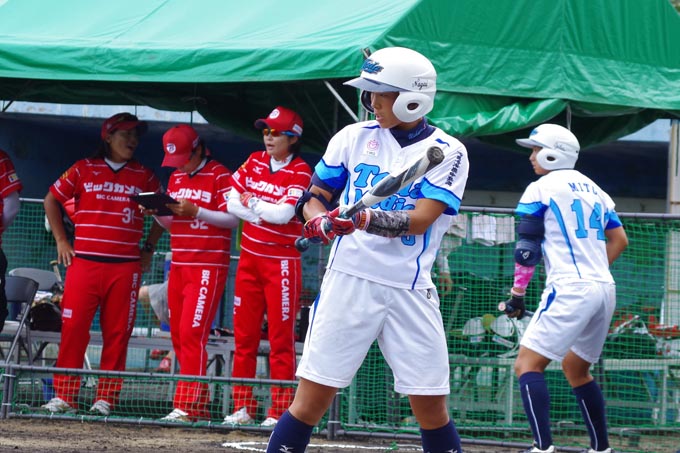 女子ソフト・決勝トーナメントで勝ちたい　戸田中央総合病院・上原選手