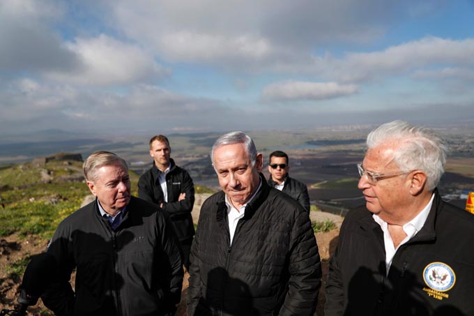 トランプ大統領がゴラン高原のイスラエルの主権承認を表明