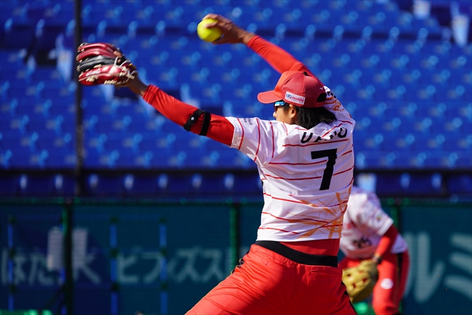 女子ソフト・上野由岐子投手　若い選手にチャンスを与えて行けるような試合を
