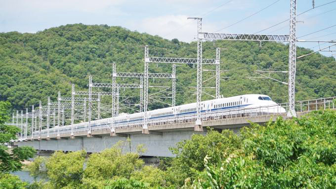N700A新幹線電車「ひかり」、山陽新幹線・岡山～相生間