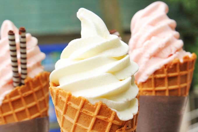 ソフトクリームのコーンは、ワッフル屋のアイデアから生まれた