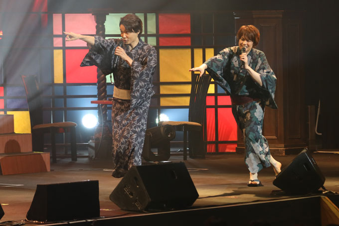 ミュージカル界のプリンス浦井健治、ゲストの井上芳雄と浴衣姿でのコラボライブで熱唱！！