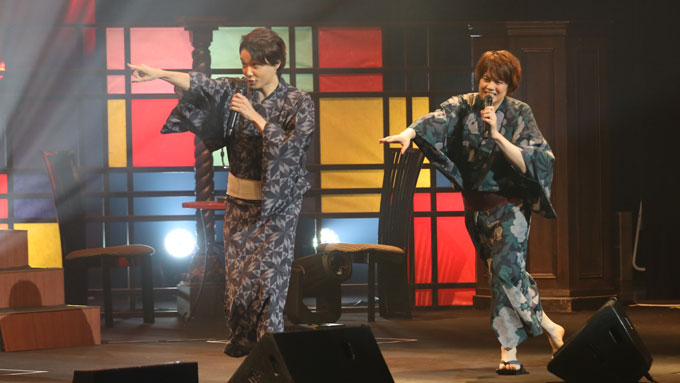 ミュージカル界のプリンス浦井健治、ゲストの井上芳雄と浴衣姿でのコラボライブで熱唱！！