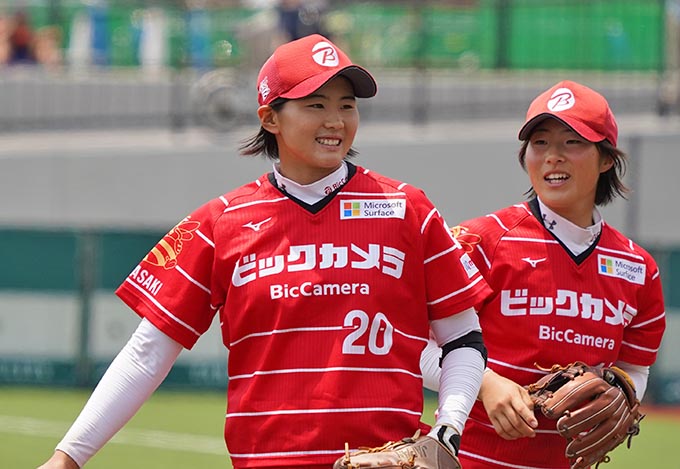 日本期待の次世代エース・勝股美咲　同じチームの上野投手はやっぱり憧れの存在