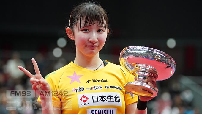 早田を日本女王に導いた 五輪落選後のサーブ練習 ニッポン放送 News Online