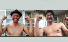 照英、“兄貴分”原田龍二と上半身裸で熱いトーク