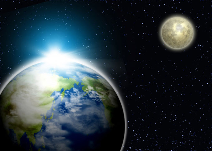 月は元々地球のかけらだった？「月」誕生の謎