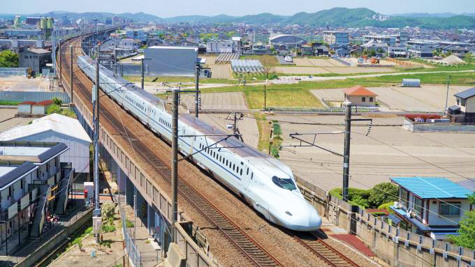 N700系新幹線電車「みずほ」、山陽新幹線・岡山～相生間