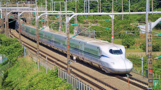 N700S新幹線電車「のぞみ」、東海道新幹線・三河安城～豊橋間