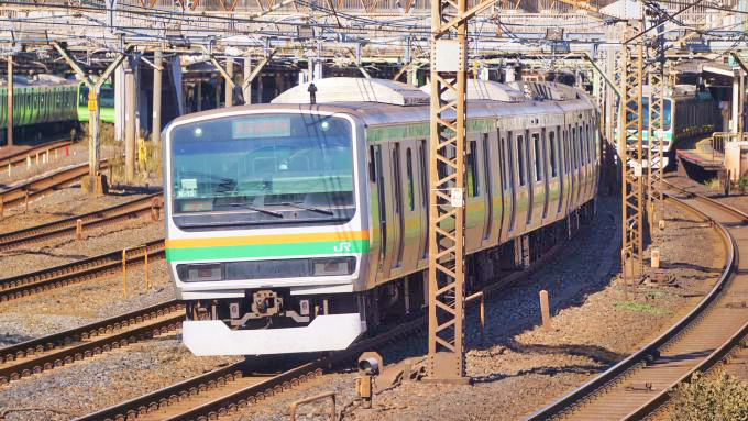E231系電車・普通列車、東北本線・尾久～上野間