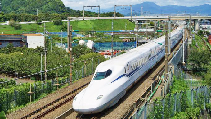N700S新幹線電車「こだま」、東海道新幹線・静岡～掛川間