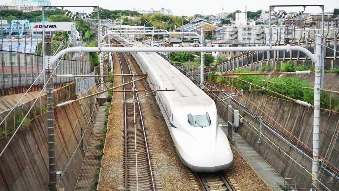 N700系新幹線電車「のぞみ」、東海道新幹線・三河安城～名古屋間