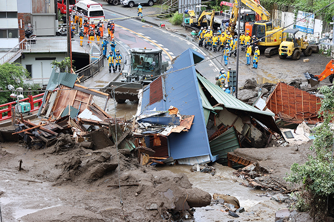 地盤が固く「災害に遭わない」と言われて来た伊豆山地区～熱海市の土石流災害