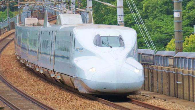 N700系新幹線電車「みずほ」、山陽新幹線・岡山～相生間
