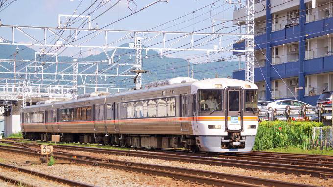 373系電車・特急「ふじかわ」、身延線・柚木～富士間