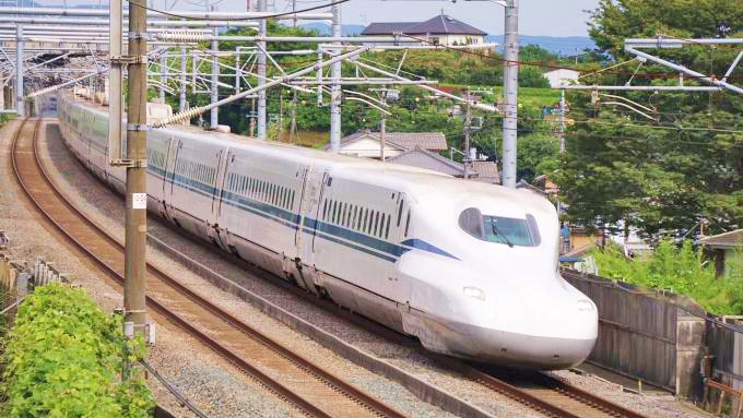 N700S新幹線電車「こだま」、東海道新幹線・三島～新富士間