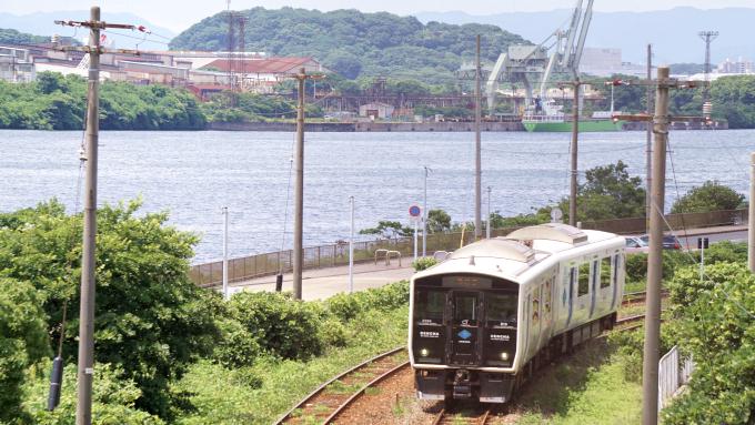 BEC819系電車「DENCHA」・普通列車、筑豊本線・藤ノ木～若松間