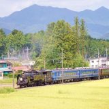 C11形蒸気機関車＋14系客車「SL大樹」、東武鬼怒川線・大桑～大谷向間