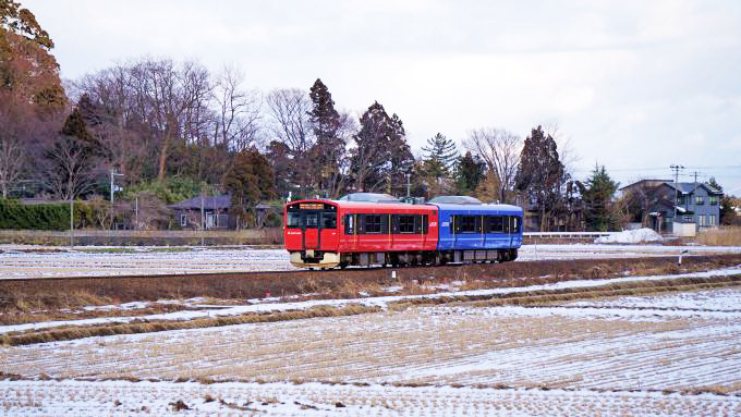 EV-E801系電車・普通列車、男鹿線・脇本～羽立間