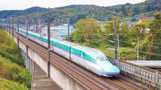 E5系新幹線電車「はやぶさ」、東北新幹線・くりこま高原～一ノ関間