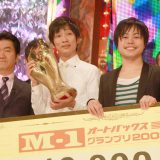 若手漫才日本一決定戦「M-1グランプリ2008」　8代目チャンピオン「NON STYLE」の石田明（左）と、井上裕介　撮影日：2008年12月21日　写真提供：産経新聞社