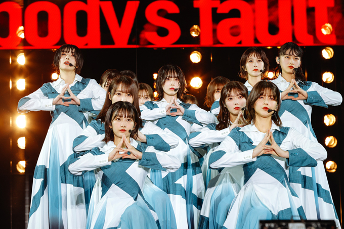 歌うたびに強くなる『Nobody’s fault』は、まさに櫻坂46の“原点”といえる曲　～『櫻坂46 1st TOUR 2021』 カメラ：上山陽介　(C)Seed & Flower LLC