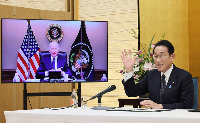 バイデン氏が「苦しい状況」のなか約80分の時間がとれ、「うまくいった」岸田総理　～日米首脳テレビ会談