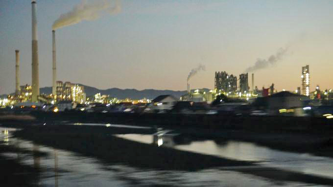 徳山の工場夜景