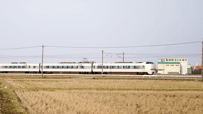 681系電車・特急「しらさぎ」、北陸本線・能美根上～明峰間